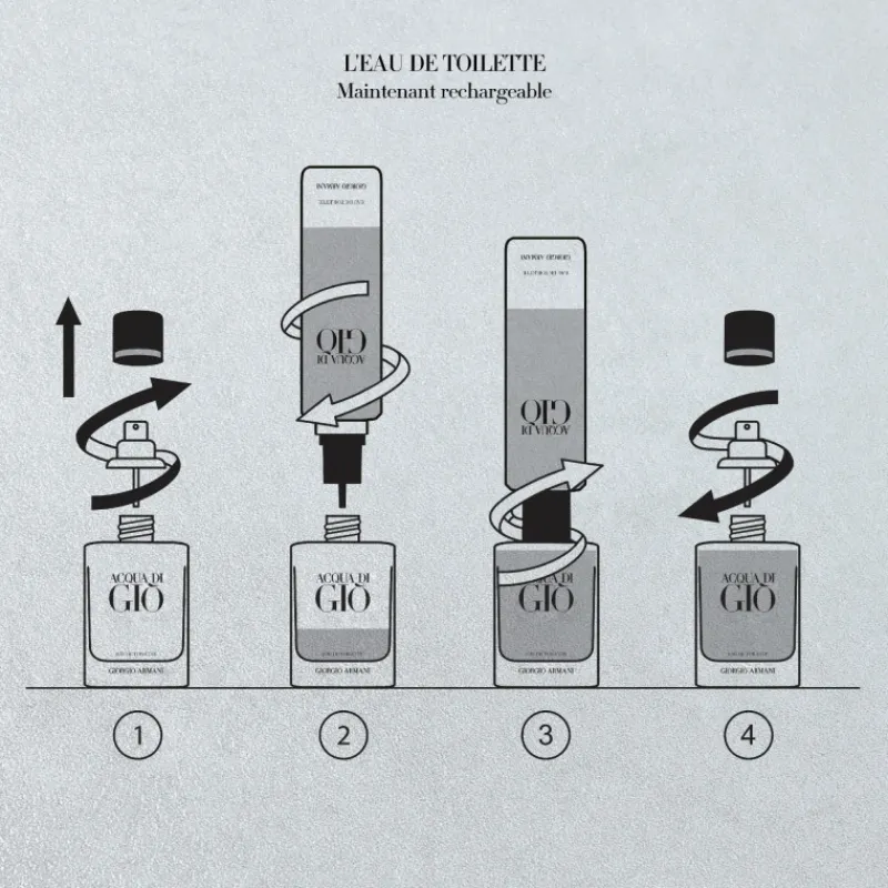 Homme Eau De Toilette^Acqua di Giò Eau de Toilette Rechargeable | Avenue des Parfums