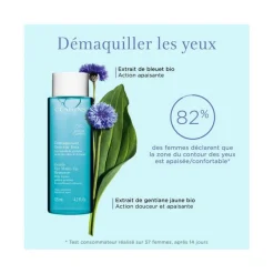 Clarins Visage^Démaquillant Douceur Yeux Aux extraits de Gentiane Jaune des Alpes & de Bleuet