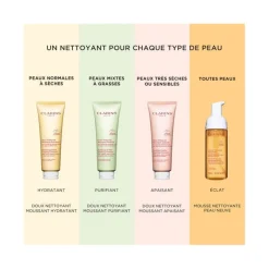 Clarins Visage^Doux Nettoyant Moussant Apaisant
