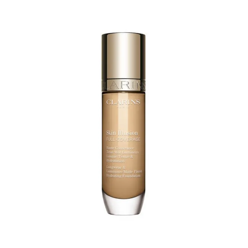 Clarins Teint^Skin Illusion Full Coverage Haute Couvrance Teint Mat Lumineux Longue Tenue