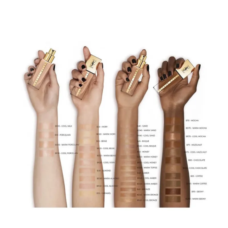 Yves Saint Laurent Teint^Touche Éclat Le Teint Fond de Teint Hydratant & Tenue 24H Naturel & Lumineux