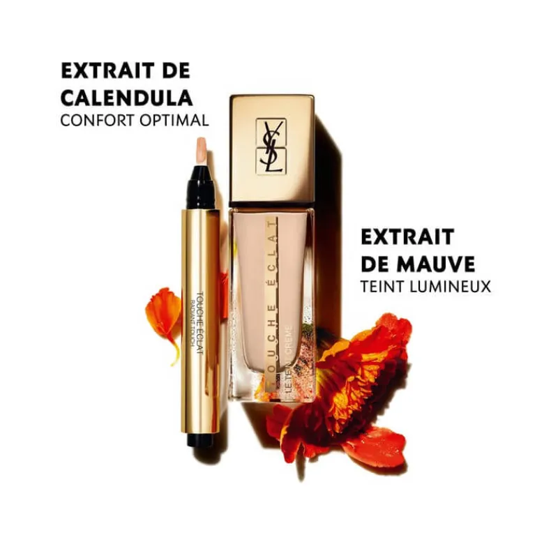 Yves Saint Laurent Teint^Touche Éclat Le Teint Fond de Teint Hydratant & Tenue 24H Naturel & Lumineux